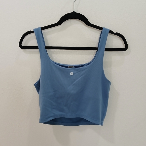 90 degree Blue Crop Top Gym XS - Picture 2 of 3